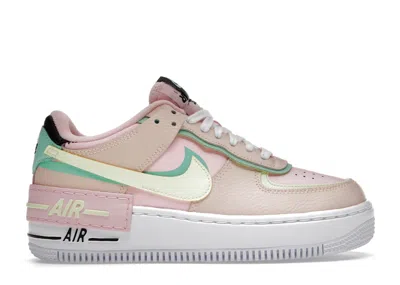 Pre-owned Nike Air Force 1 Low Shadow (women's) Sneakers In Arctic Punch/barely Volt/crimson Tint In Multi