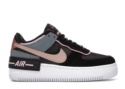 Pre-owned Nike Air Force 1 Low Shadow (women's) Sneakers In Black/light Arctic Pink/claystone Red In Multi