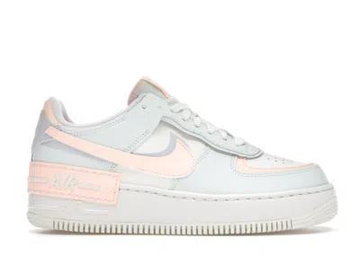 Pre-owned Nike Air Force 1 Low Shadow (women's) Sneakers In Sail/barely Green/crimson Tint