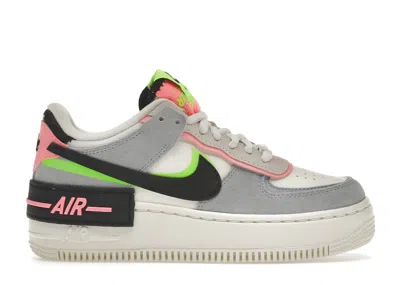 Pre-owned Nike Air Force 1 Low Shadow (women's) Sneakers In Sail/black/sunset Pulse