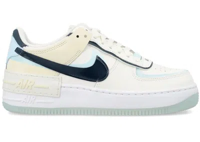 Pre-owned Nike Air Force 1 Low Shadow (women's) Sneakers In Sail/glacier Blue/coconut Milk