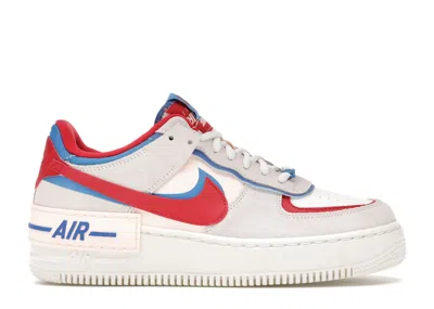 Pre-owned Nike Air Force 1 Low Shadow (women's) Sneakers In Sail/photo Blue/royal Blue