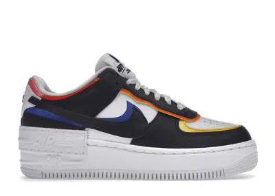Pre-owned Nike Air Force 1 Low Shadow (women's) Sneakers In White/black/pink Glow In Multi