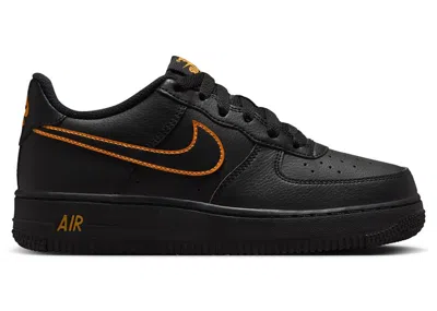 Pre-owned Nike Air Force 1 Low Sneakers In Black/sundial