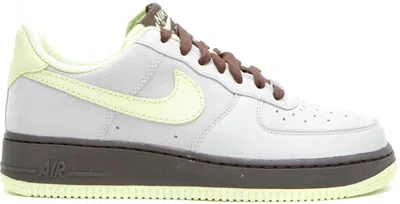 Pre-owned Nike Air Force 1 Low Sneakers In Granite/lime/dark Cinder
