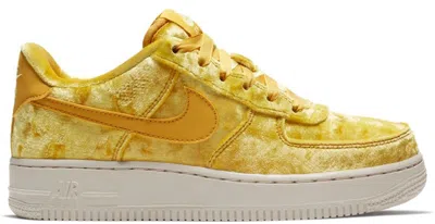 Pre-owned Nike Air Force 1 Low Sneakers In Mineral Gold/laser Orange In Multi