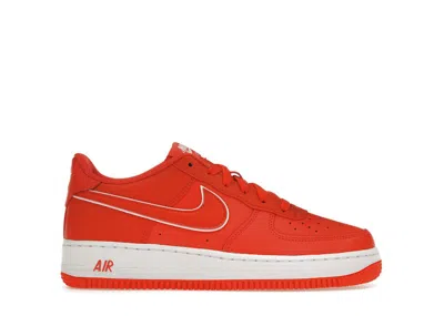 Pre-owned Nike Air Force 1 Low Sneakers In Picante Red/white