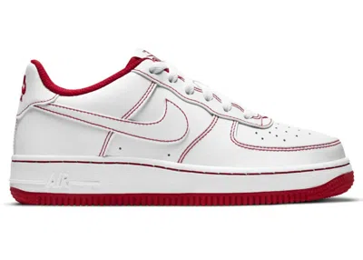 Pre-owned Nike Air Force 1 Low Sneakers In University Red/black/white