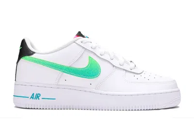 Pre-owned Nike Air Force 1 Low Sneakers In White/aquamarine/black In Multi