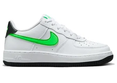 Pre-owned Nike Air Force 1 Low Sneakers In White/black/green Strike