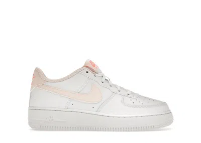 Pre-owned Nike Air Force 1 Low Sneakers In White/crimson Tint/hyper Crimson