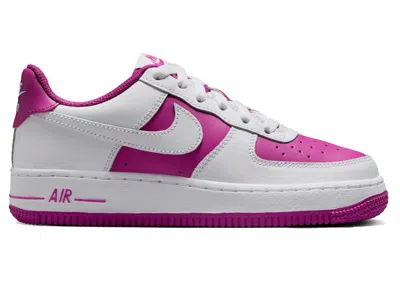 Pre-owned Nike Air Force 1 Low Sneakers In White/hot Fuchsia