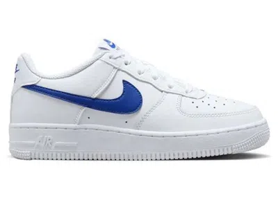 Pre-owned Nike Air Force 1 Low Sneakers In White/hyper Royal In Multi