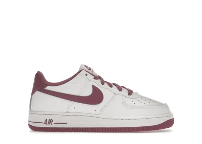 Pre-owned Nike Air Force 1 Low Sneakers In White/mauve/maroon
