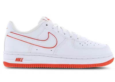 Pre-owned Nike Air Force 1 Low Sneakers In White/picante Red In Multi