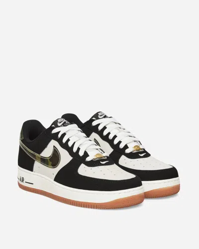 NIKE AIR FORCE 1 LOW SNEAKERS WHITE / BLACK / GUM MED BROWN
