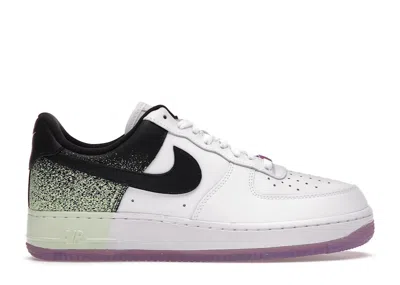 Pre-owned Nike Air Force 1 Low Splatter (women's) Sneakers In White/barely Volt/fuchsia Glow