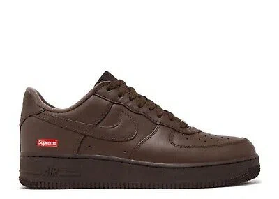 Pre-owned Nike Air Force 1 Low Supreme Baroque Brown