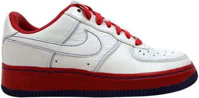 Pre-owned Nike Air Force 1 Low Supreme I/o '07 (women's) Sneakers In White/atom Red
