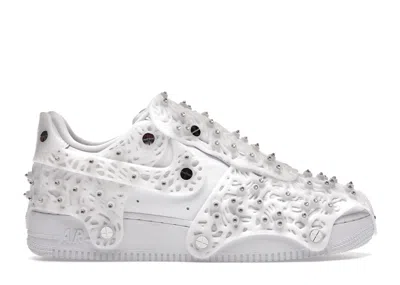 Pre-owned Nike Air Force 1 Low Swarovski Retroreflective Crystals (women's) Sneakers In White