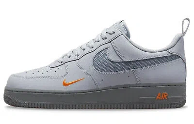 Pre-owned Nike Air Force 1 Low Swoosh Gray - Dr0155-001