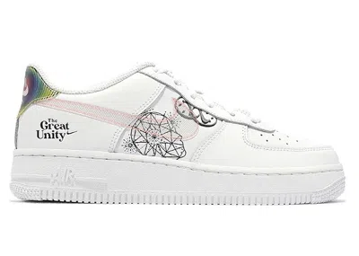 Pre-owned Nike Air Force 1 Low The Great Unity Sneakers In White/black