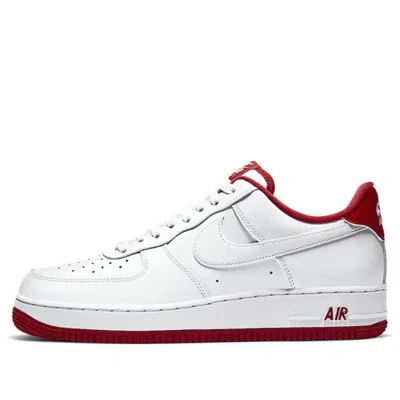 Nike Air Force 1 Low 'university Red' In White