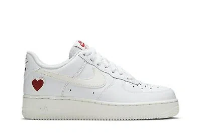 Pre-owned Nike Air Force 1 Low 'valentine's Day 2021' Dd7117-100 In White/sail/university Red