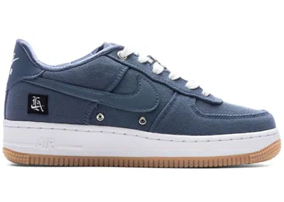 Pre-owned Nike Air Force 1 Low West Coast Los Angeles Sneakers In Diffused Blue/white In Multi