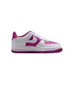 Nike Air Force 1 Low "white/hot Fuchsia" Sneakers In White