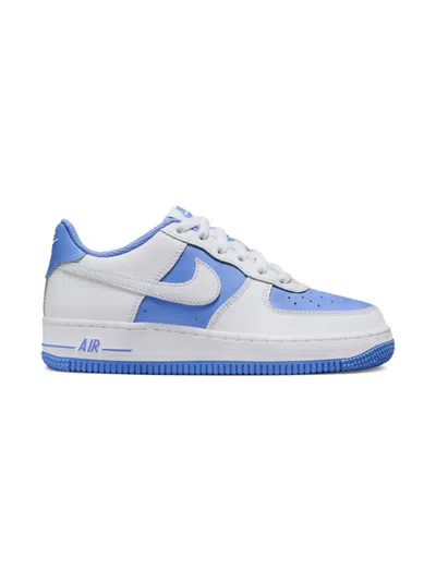 Nike Kids' Air Force 1 Low "white/light Blue" Sneakers