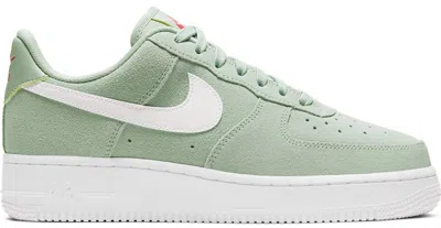 Pre-owned Nike Air Force 1 Low (women's) Sneakers In Pistachio Frost/white/laser Crimson