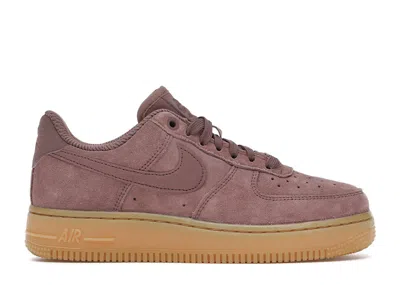 Pre-owned Nike Air Force 1 Low (women's) Sneakers In Smokey Mauve/gum Medium Brown