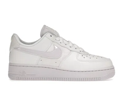Pre-owned Nike Air Force 1 Low (women's) Sneakers In White/barely Grape In Purple