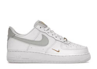 Pre-owned Nike Air Force 1 Low (women's) Sneakers In White/grey/gold
