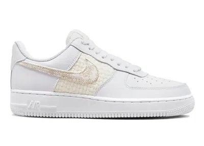Pre-owned Nike Air Force 1 Low (women's) Sneakers In White/sail/lemon Wash