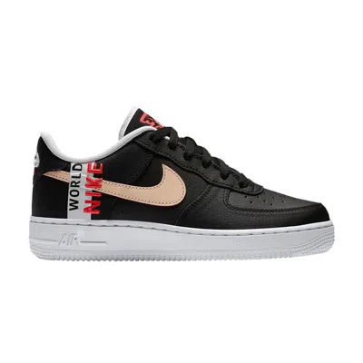 Pre-owned Nike Air Force 1 Lv8 1 Gs 'worldwide Pack - Black Crimson' | Kid's Size 6