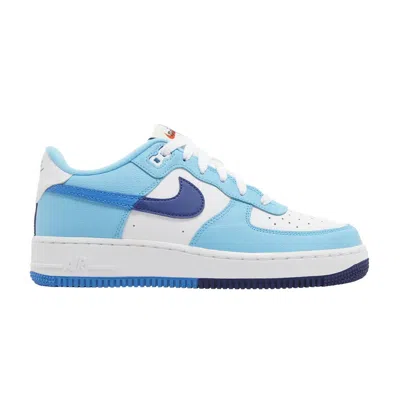 Pre-owned Nike Air Force 1 Lv8 2 Gs 'split - Light Photo Blue' | Kid's Size 6.5