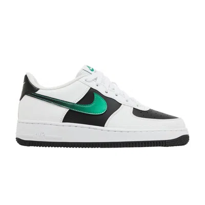 Pre-owned Nike Air Force 1 Lv8 2 Gs 'white Black Malachite' | Kid's Size 5.5