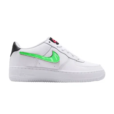 Pre-owned Nike Air Force 1 Lv8 3 Gs 'green Strike' | White | Kid's Size 4