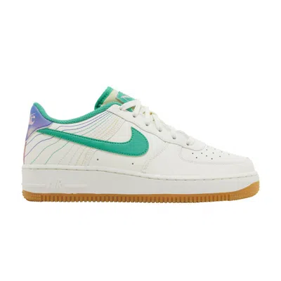 Pre-owned Nike Air Force 1 Lv8 3 Gs 'power Of Play' | Cream | Kid's Size 3.5