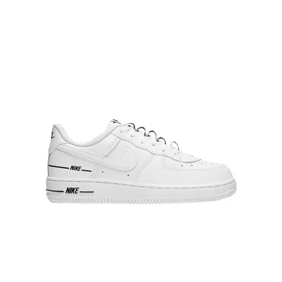 Pre-owned Nike Air Force 1 Lv8 3 Ps 'multiple Logos' | White | Kid's Size 2
