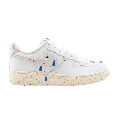 Pre-owned Nike Air Force 1 Lv8 3 Ps 'paint Splatter - White' | Kid's Size 3