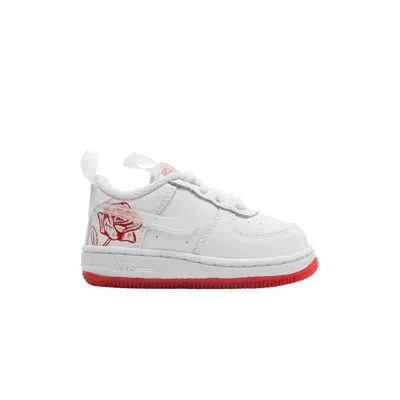 Pre-owned Nike Air Force 1 Lv8 3 Td 'rose' | White | Infant Size 10