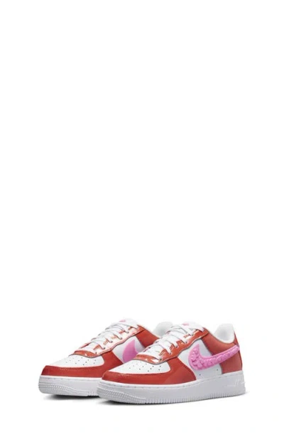 Nike Air Force 1 Low "valentine's Day 2023" Sneakers In Picante Red/white/pink