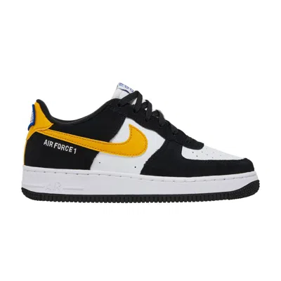 Pre-owned Nike Air Force 1 Lv8 Gs 'black White Dark Sulfur' | Kid's Size 6.5