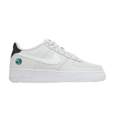 Pre-owned Nike Air Force 1 Lv8 Gs 'have A  Day - Earth' | White | Kid's Size 3.5