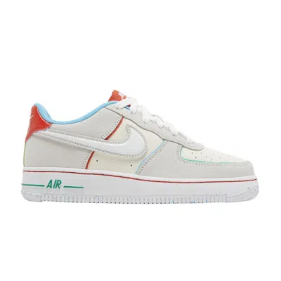Pre-owned Nike Air Force 1 Lv8 Gs 'holiday Cookies' | Cream | Kid's Size 7