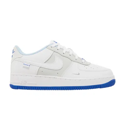 Pre-owned Nike Air Force 1 Lv8 Gs 'just Stitch It - Hyper Royal' | White | Kid's Size 6.5