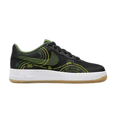 Pre-owned Nike Air Force 1 Lv8 Gs 'ny Vs. Ny' | Black | Kid's Size 4.5